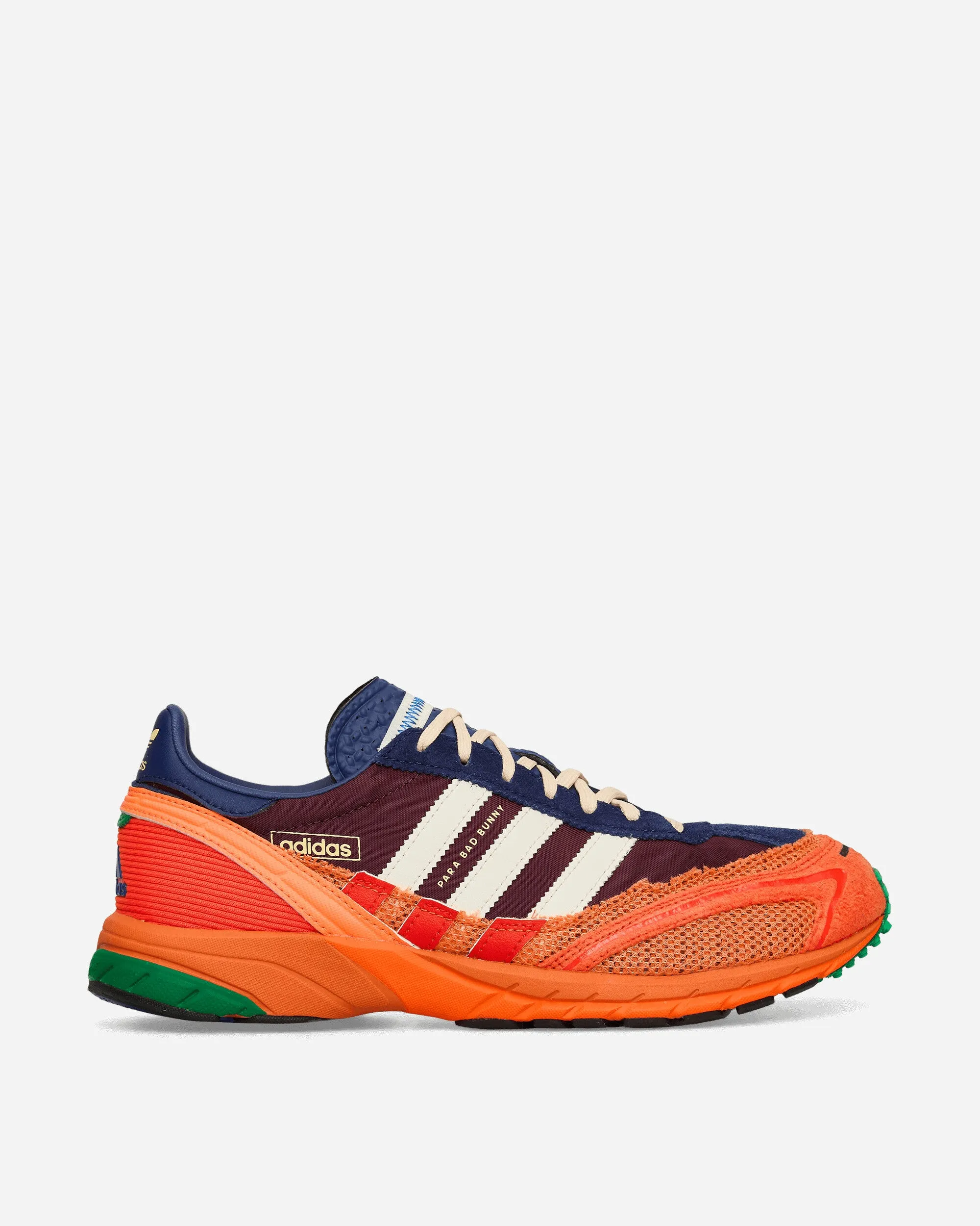 Dynamic Traction Pattern Bad Bunny Adizero SL72 Sneakers Maroon / Chalk White / Semi Solar Red