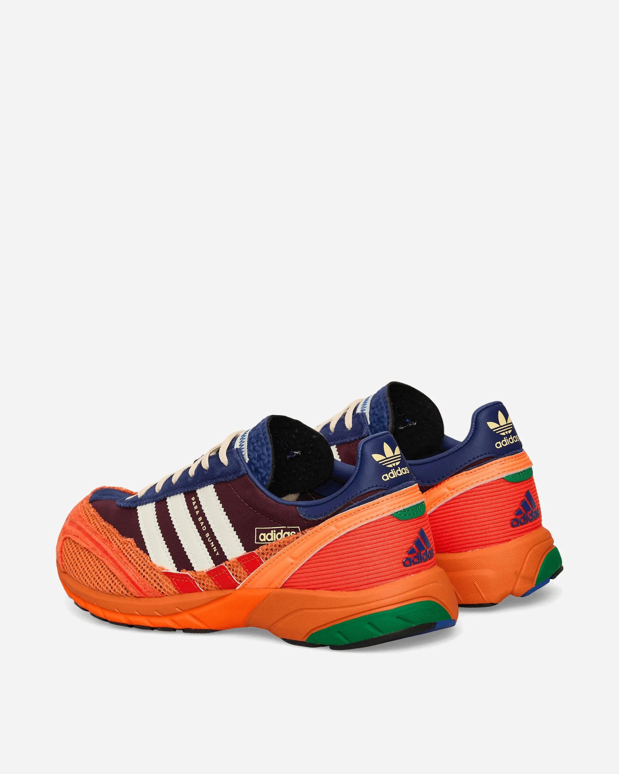 Bad Bunny Adizero SL72 Sneakers Maroon / Chalk White / Semi Solar Red Gusseted Tongue Design