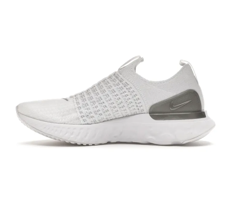 Slip Easy Urban Commute Women's Nike React Phantom FK 2 (True White/Metallic)