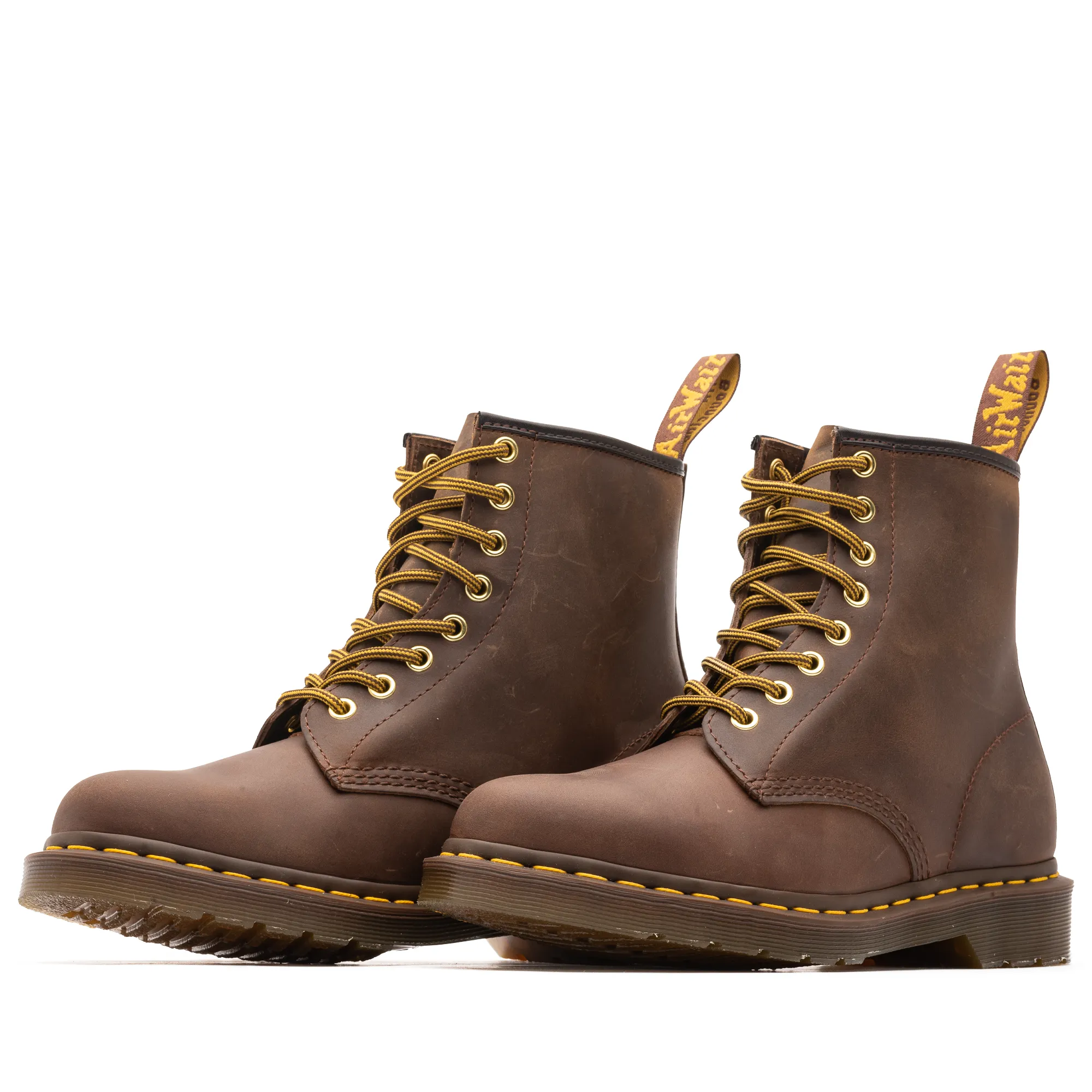 Stylish Design Dr. Martens 1460 Leather Boots - Brown Crazy Horse