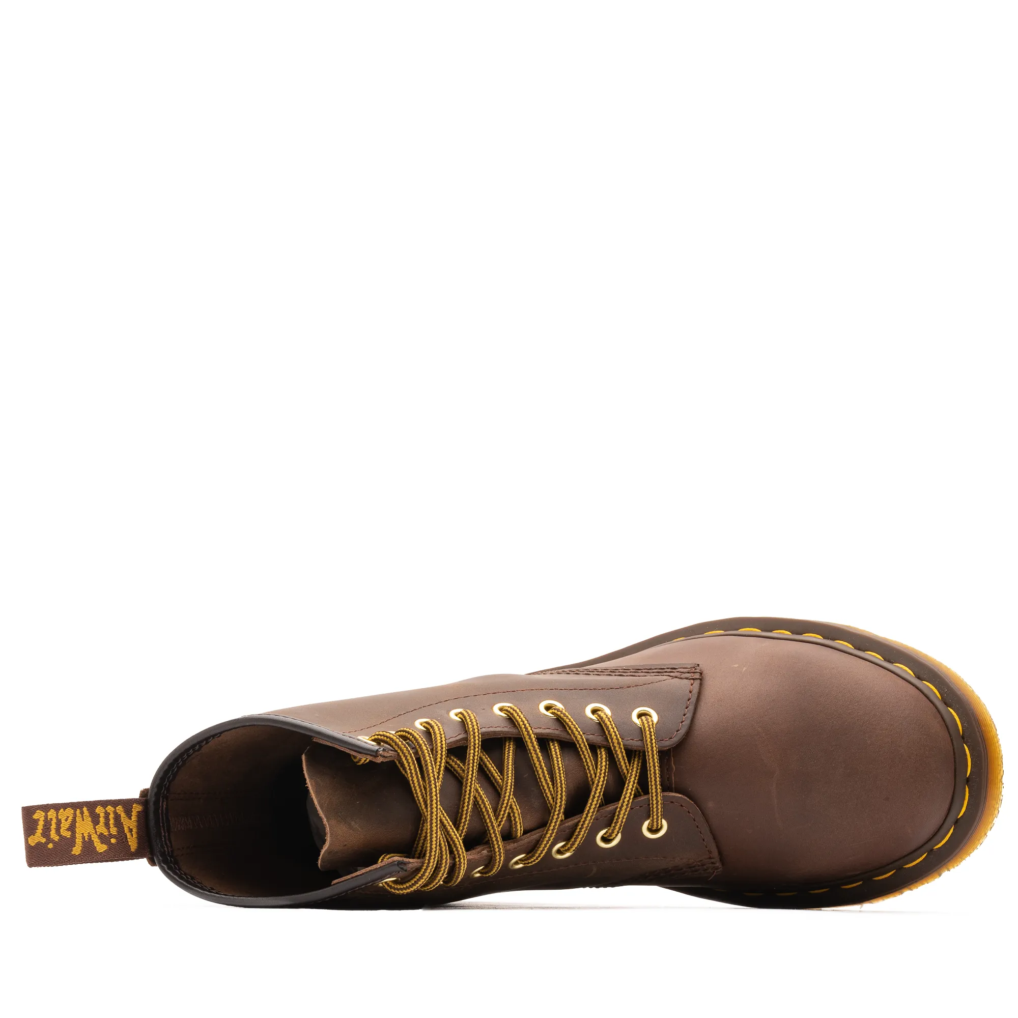Structured Fit Dr. Martens 1460 Leather Boots - Brown Crazy Horse
