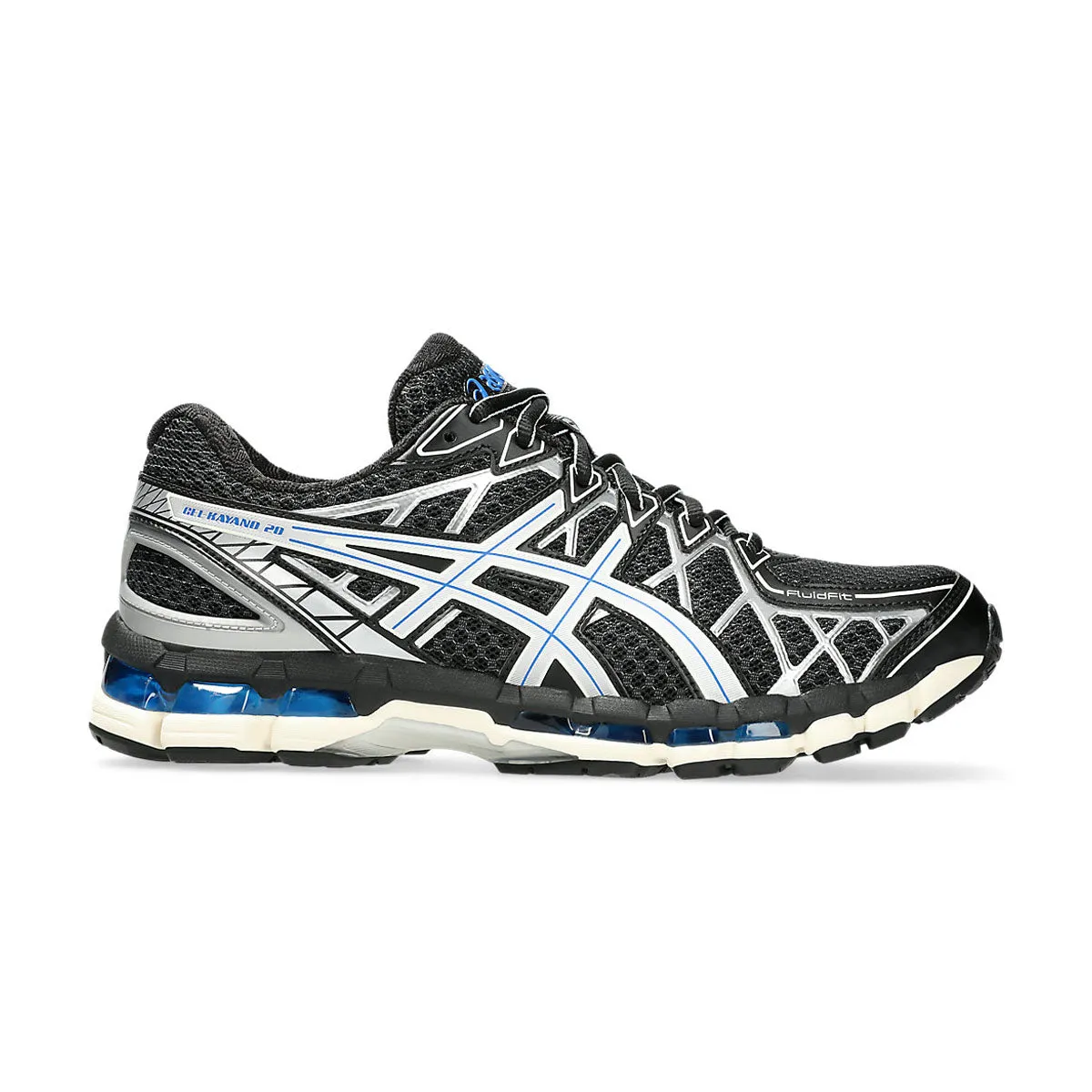 professionals - specific functions fitness freaks - specific features GEL-Kayano 20 'Black Pure Silver'
