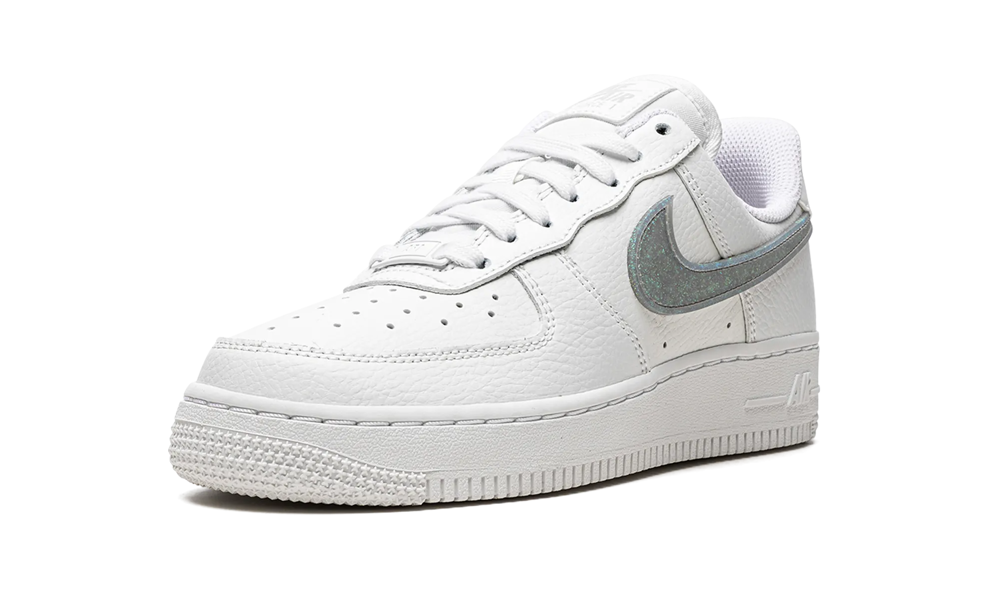 AIR FORCE 1 '07 ESS WMNS "Glitter Swoosh" Quick Step Slip-resistant support