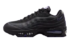 running in a road race shoes gravel - path running shoes Air Max 95 OG "Black Persian Violet"