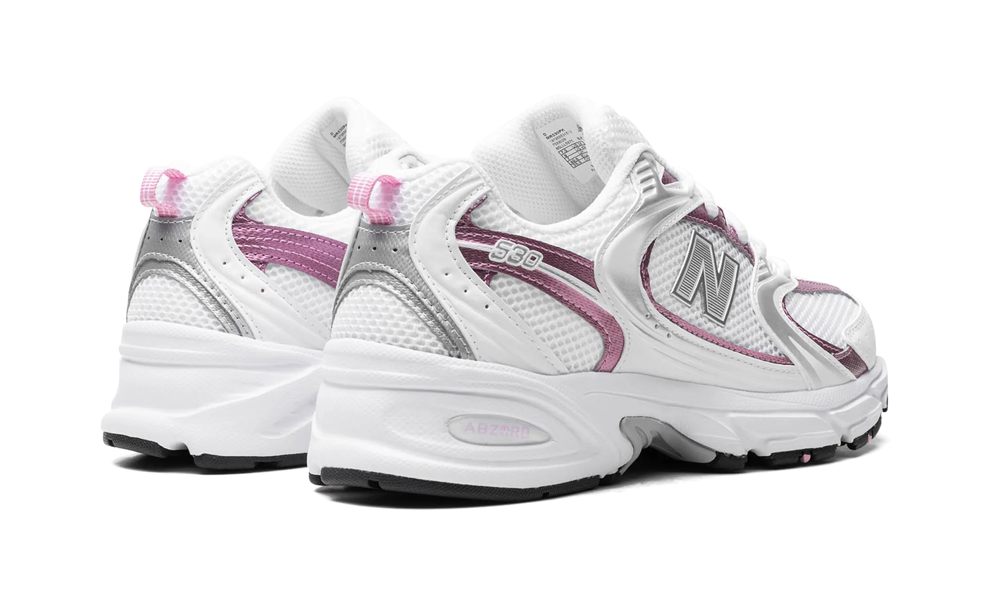 530 "White / Pink" Reinforced fixed - insole - feature shoes