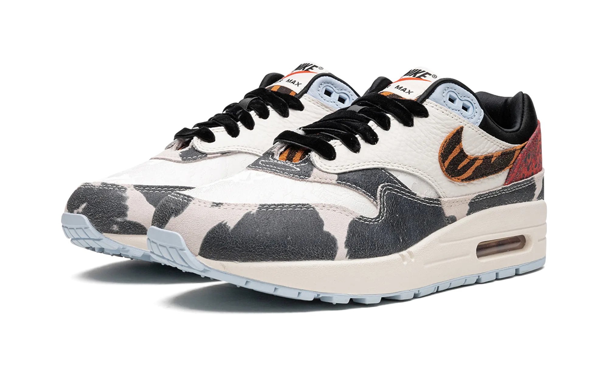 AIR MAX 1 '87 MNS WMNS "Tiger Swoosh Cow Print" anti - friction lining safety accessories