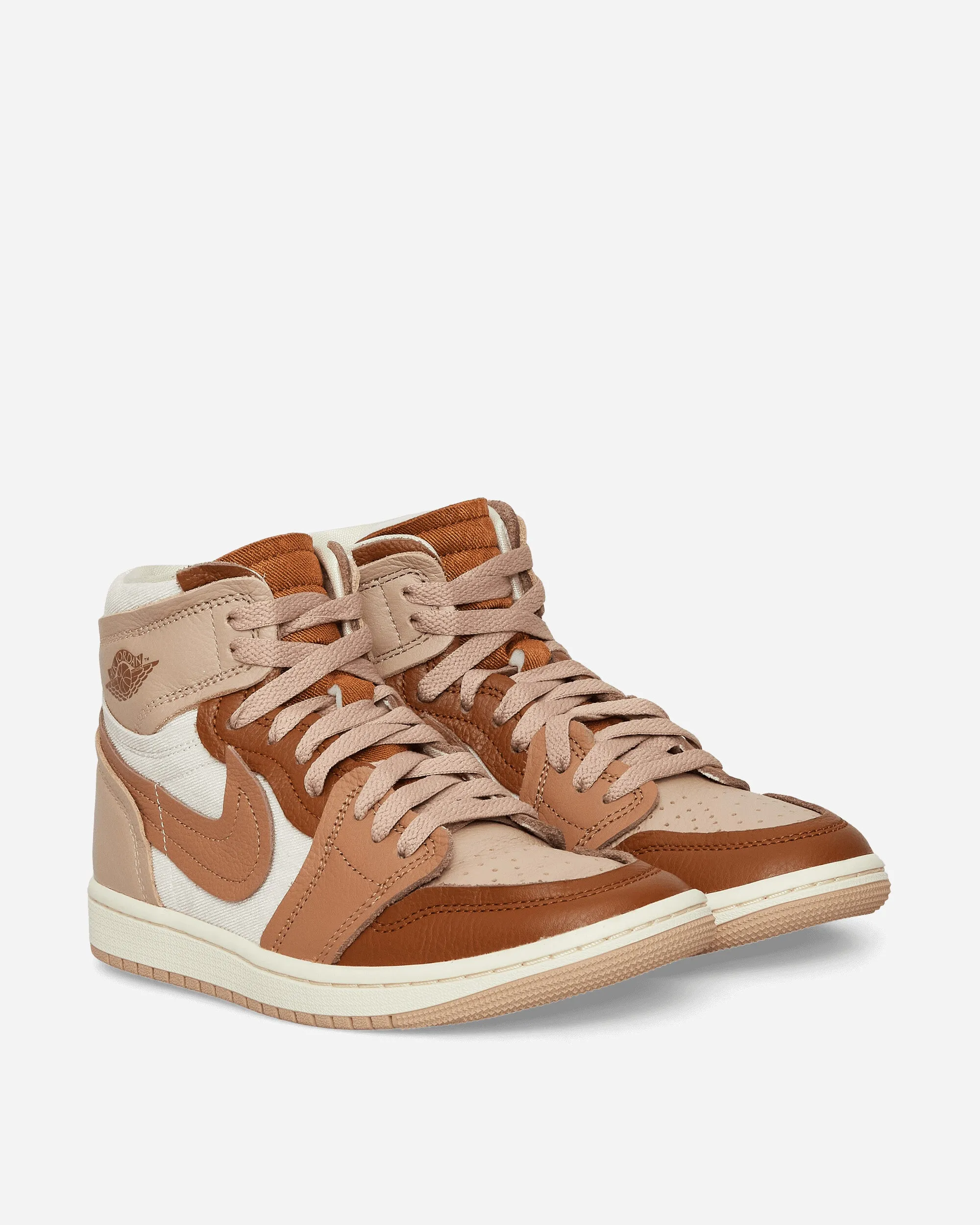 hybrid design Women's Air Jordan 1 High Method of Make Sneakers Legend Mid Brown