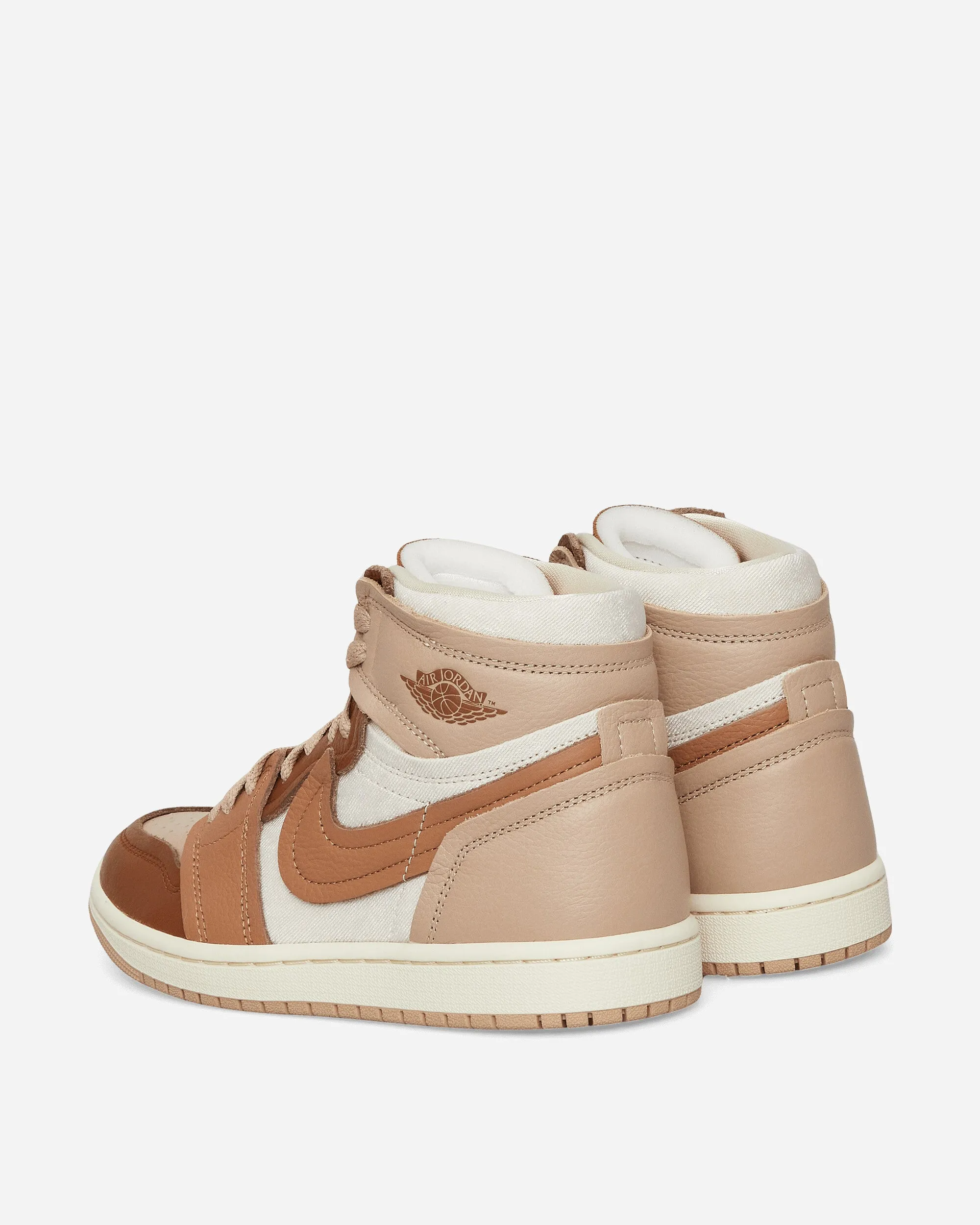 Women's Air Jordan 1 High Method of Make Sneakers Legend Mid Brown StylishAppearance Sporty Design