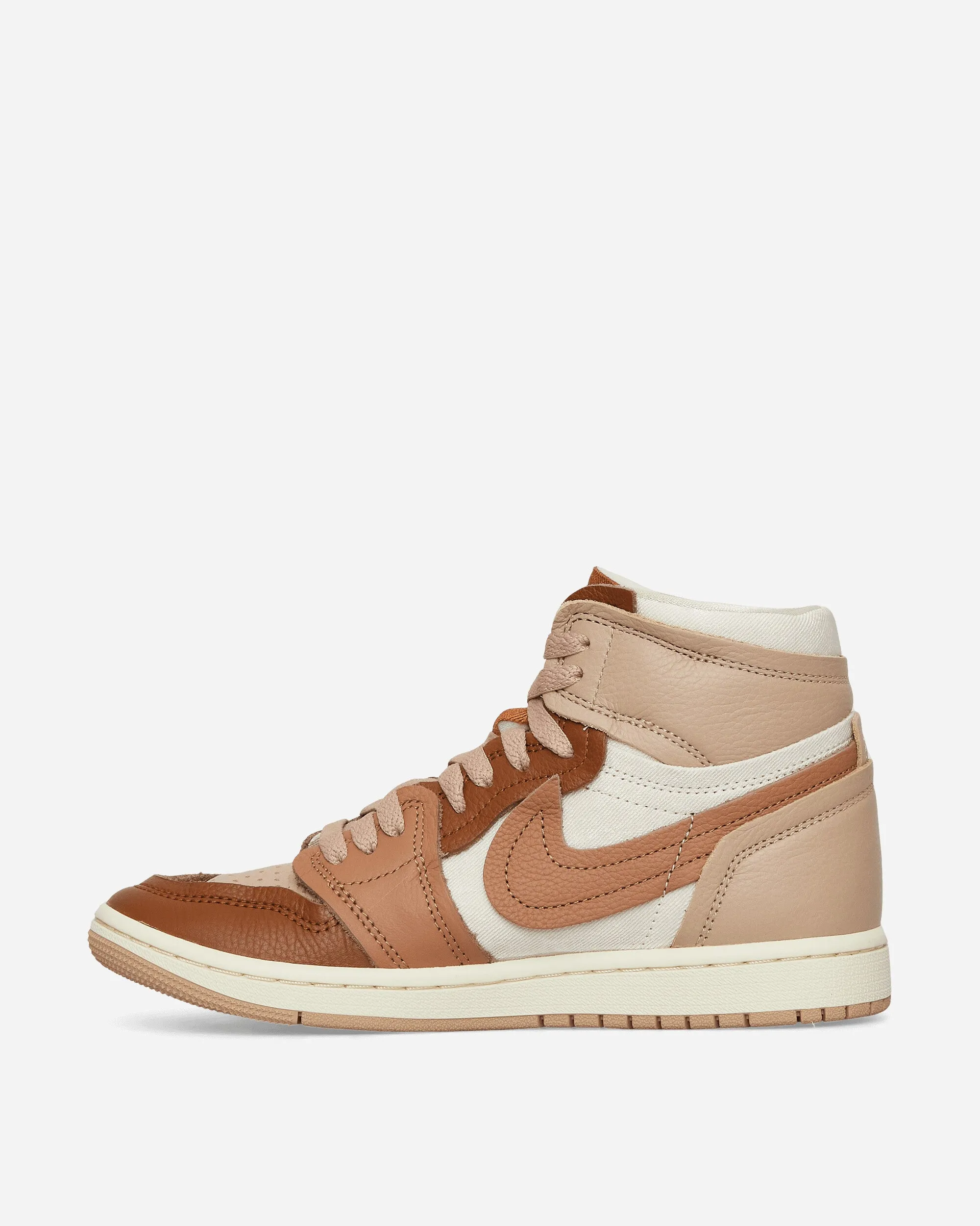 Anti Odor Fabric Cushioned Walk Women's Air Jordan 1 High Method of Make Sneakers Legend Mid Brown