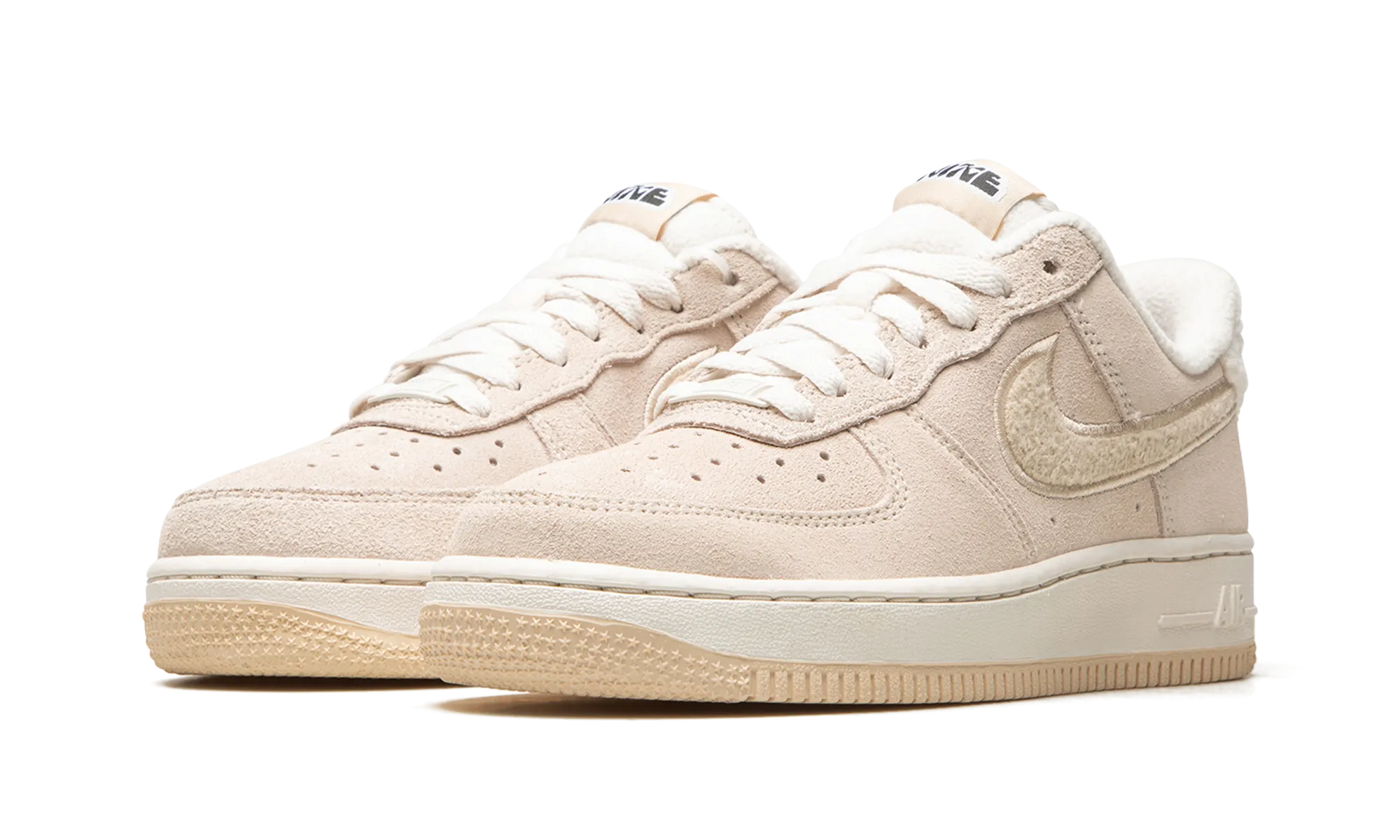 AIR FORCE 1 '07 SE MNS WMNS "Phantom / Sanddrift Fleece" Travel Fit Sole Strength