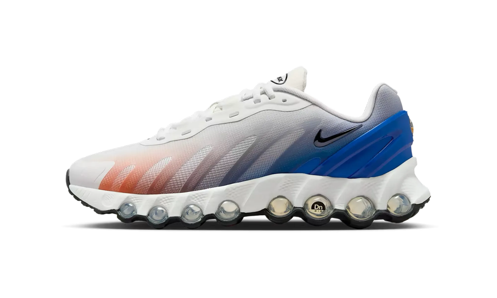 Air Max DN8 "Safety Orange Game Royal" proprioception - enhancing shoes
