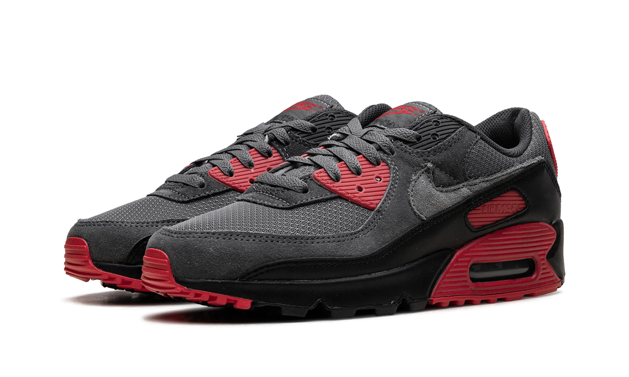 Mid Top Air Max 90 "Smoke Grey Fire Red"