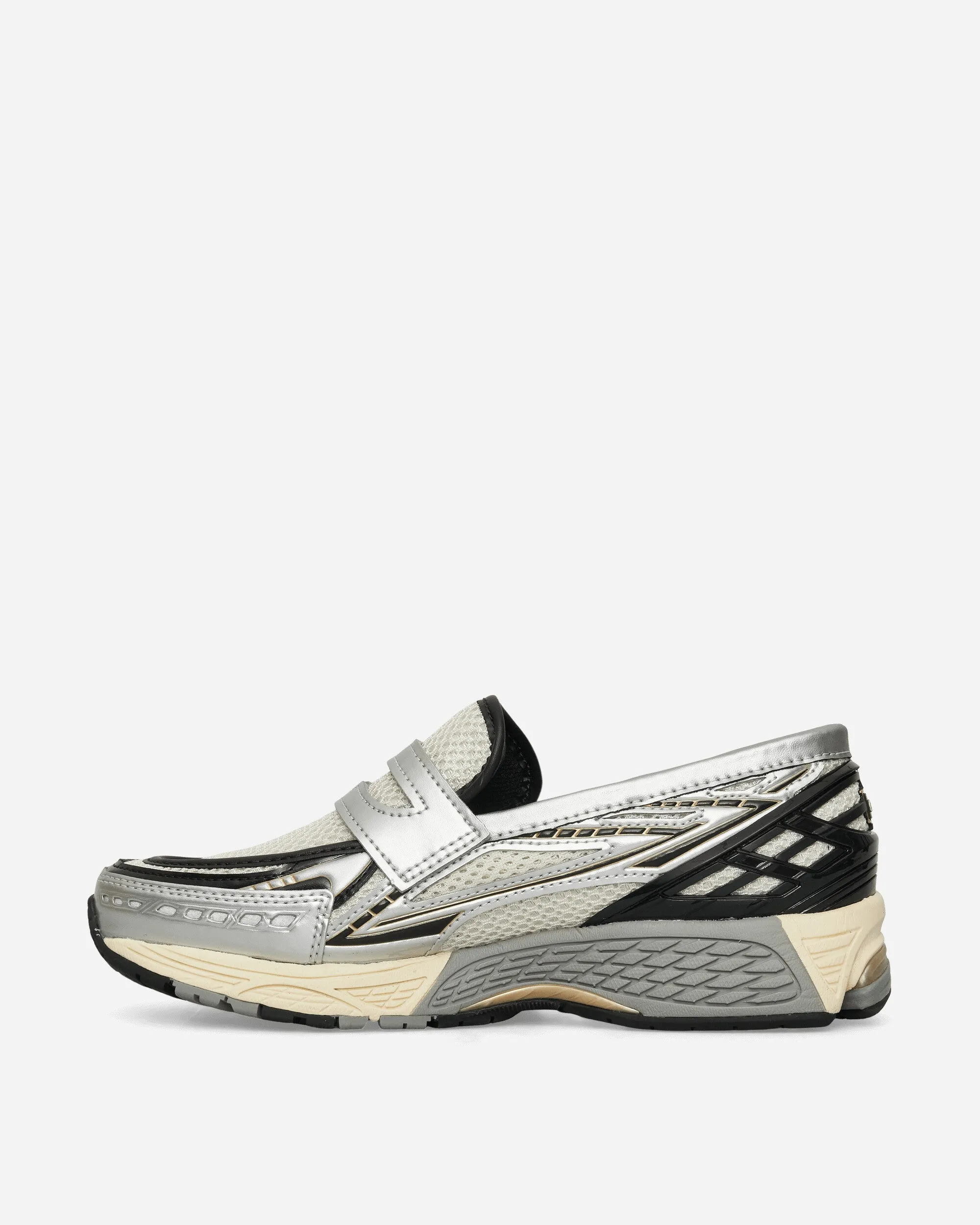 Street Flex Stylish Wear 1906L Sneakers Silver Metallic / Black