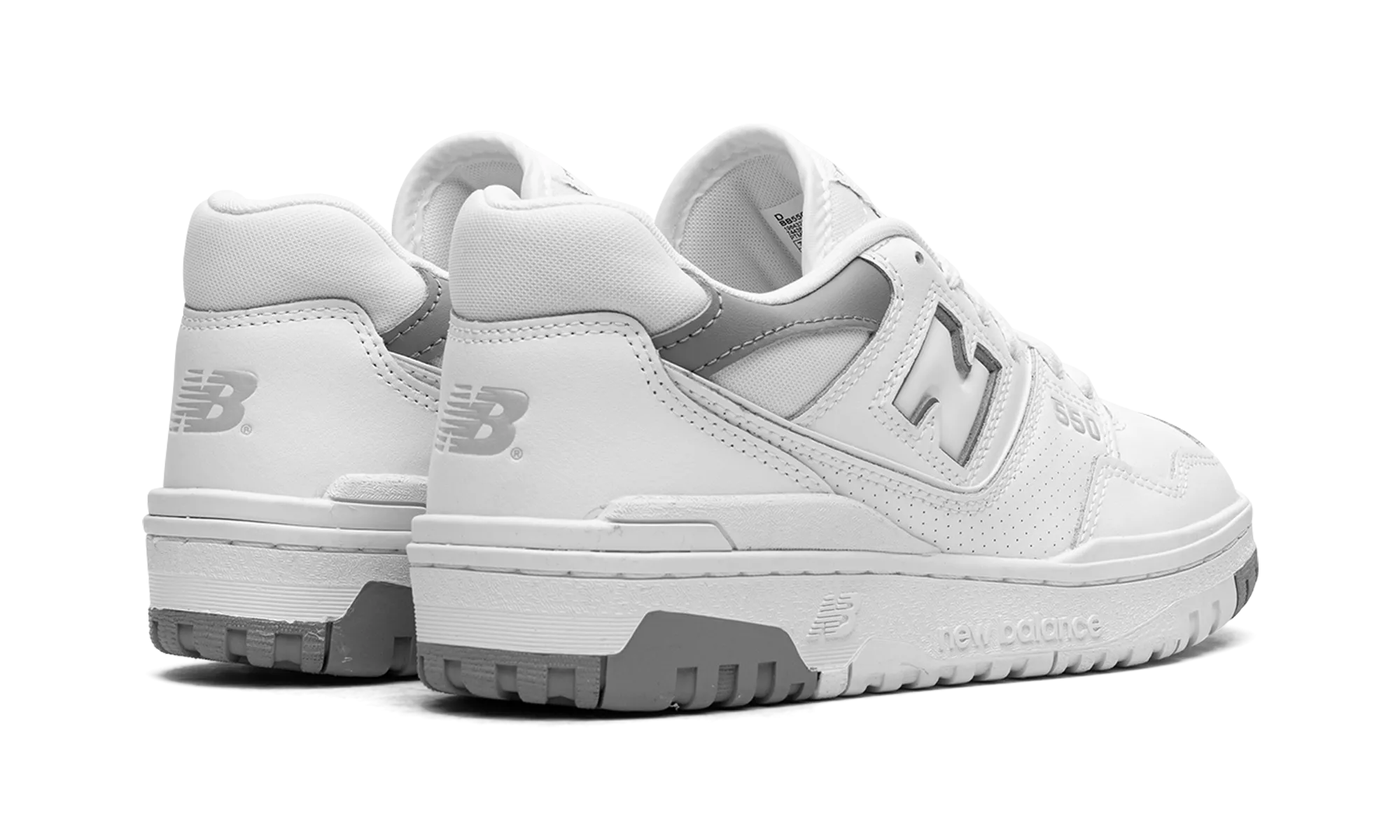 Knit Upper tie - dye running shoes 550 "White Grey Cream"