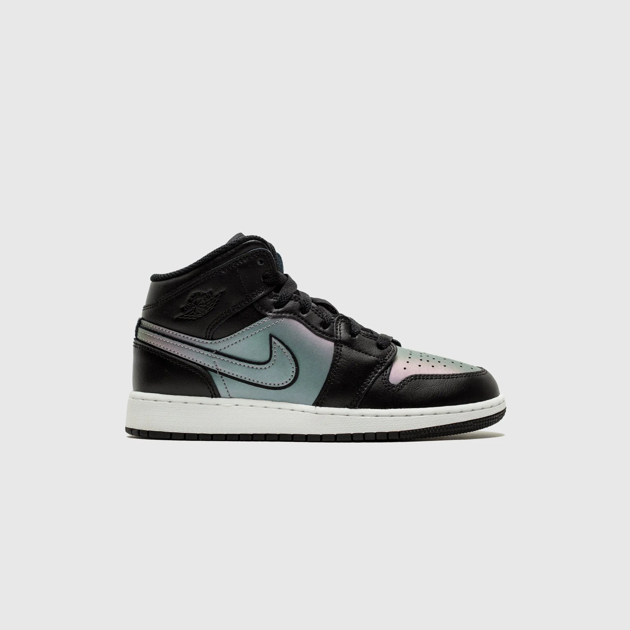 AIR JORDAN 1 MID SE BG (GS) "BLACK" BreathableMesh Everyday Flex