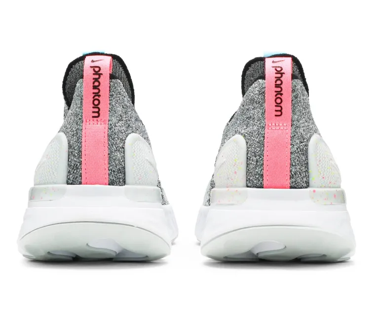 Men's Nike React Phantom (White/Flash Crimson) Temperature Regulating Fabric