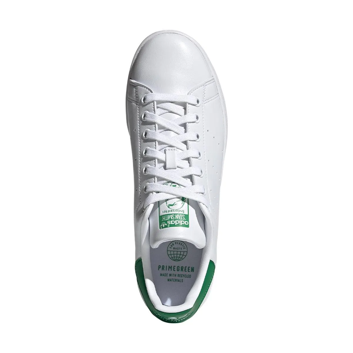 Stan Smith 'Vegan White Green' Canvas Padded Arch