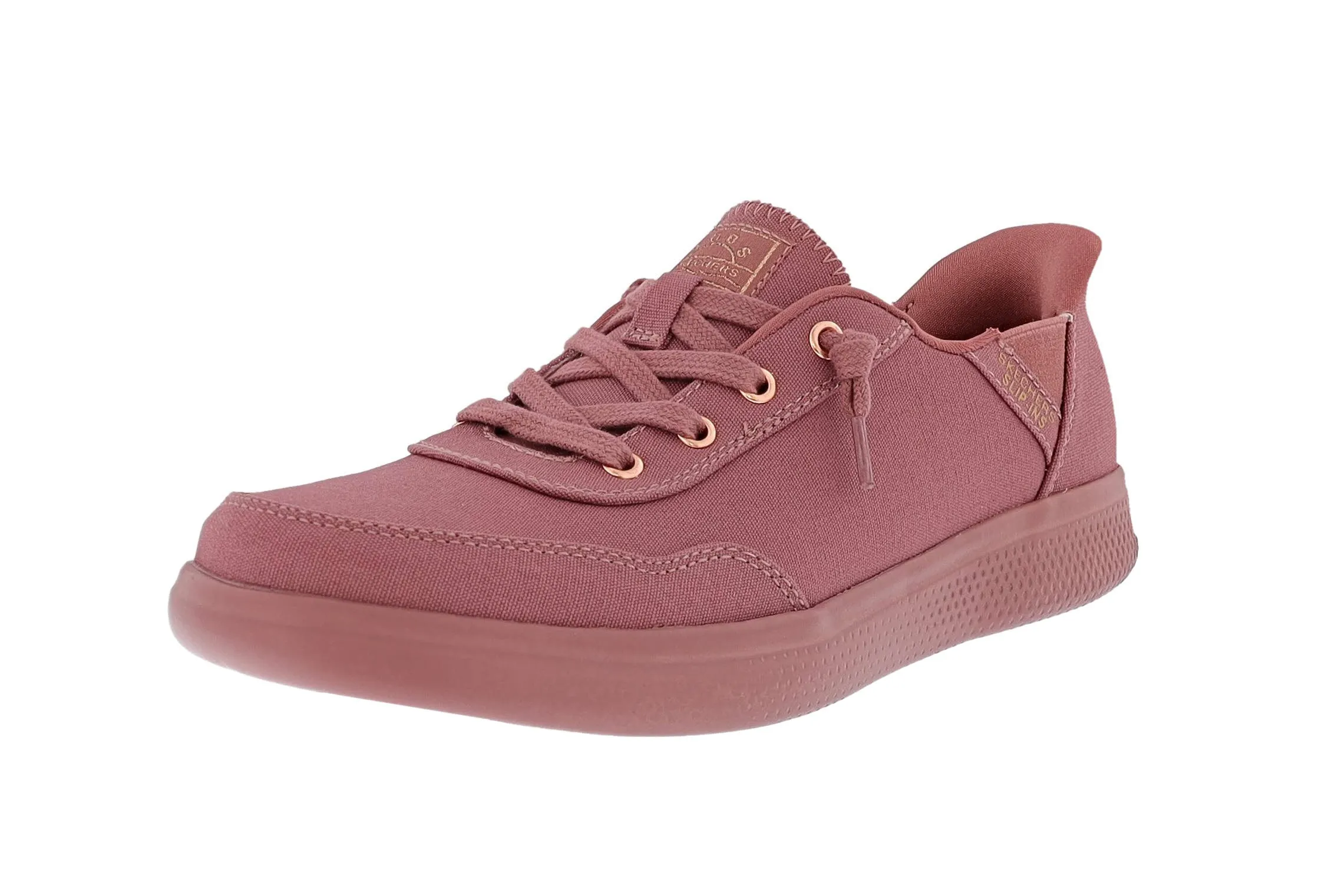 Skechers Women's Slip-Ins: Bobs Skip Cute- B Cute Sweet Canvas Upper Shoes Weekend Vibe Wide fit