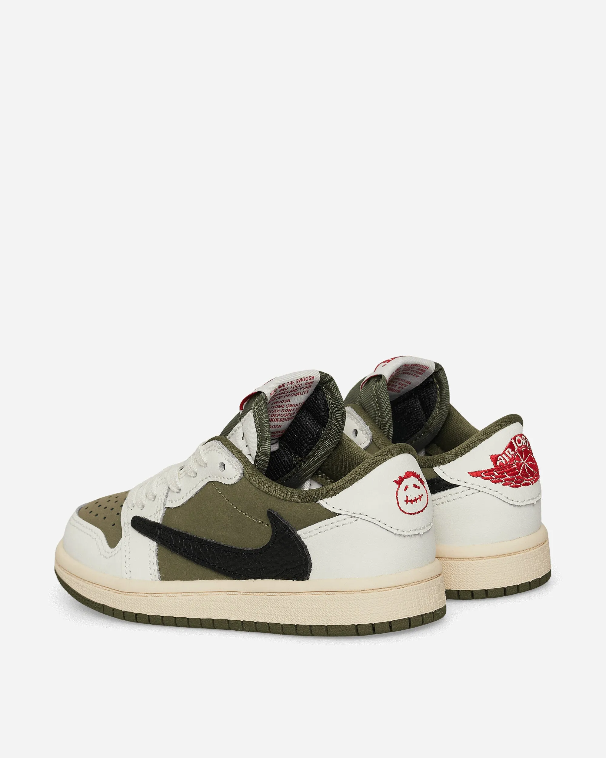 Travis Scott Air Jordan 1 Low (PS) Sneakers Medium Olive well made City Hustle