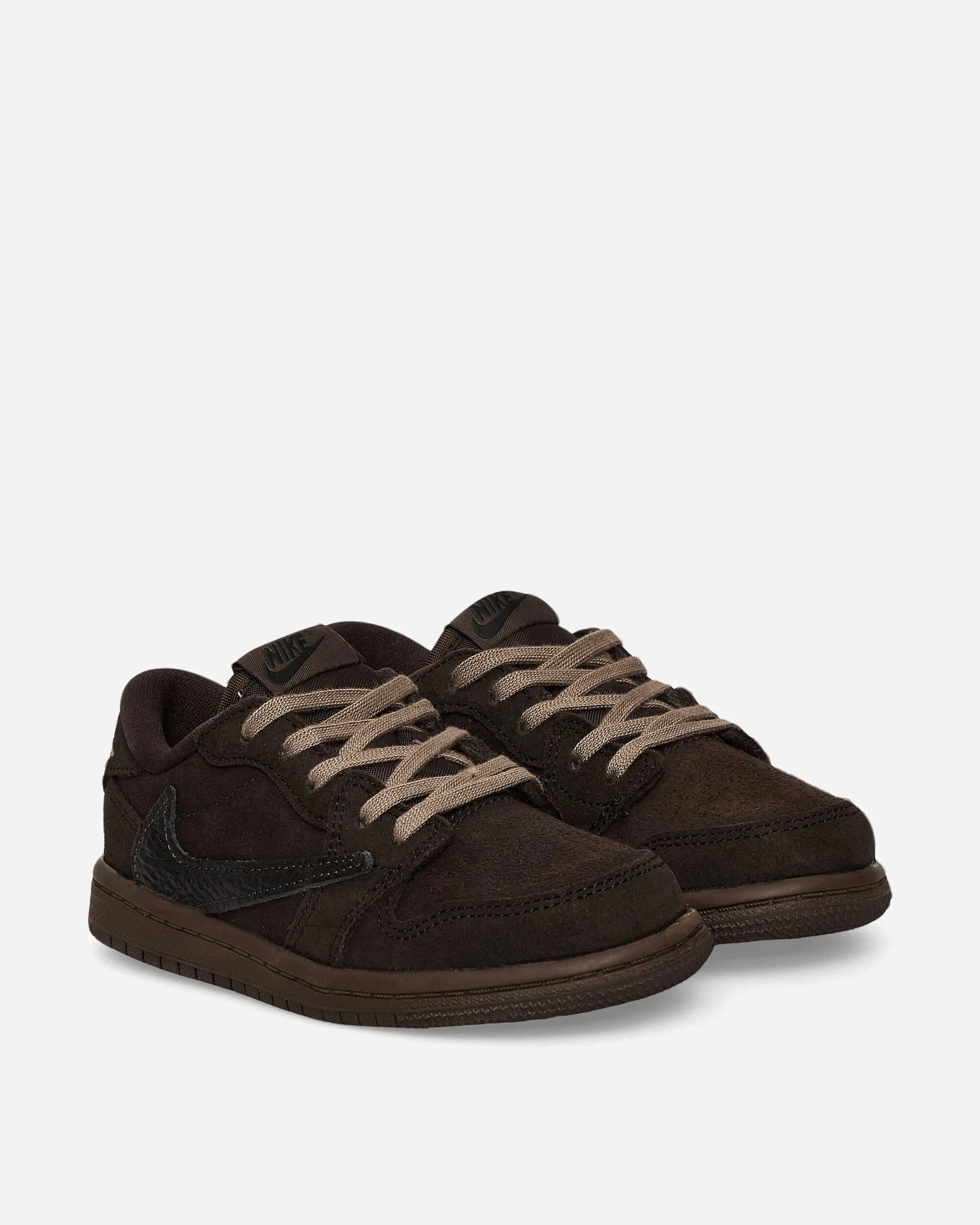 Outdoor Comfort Travis Scott Air Jordan 1 Low (TD) Sneakers Velvet Brown / Dark Mocha