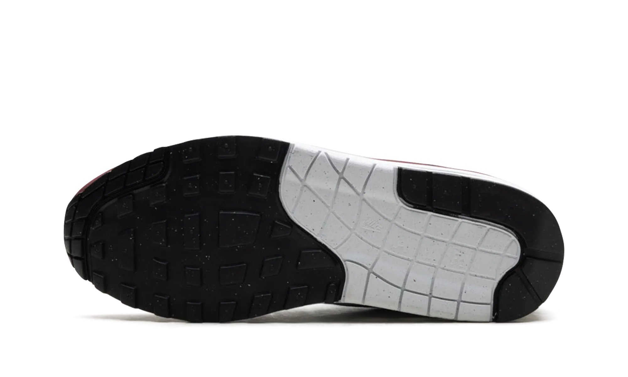 Flexible Material dawn run running shoes Nike Air Max 1 "Dark Team Red"