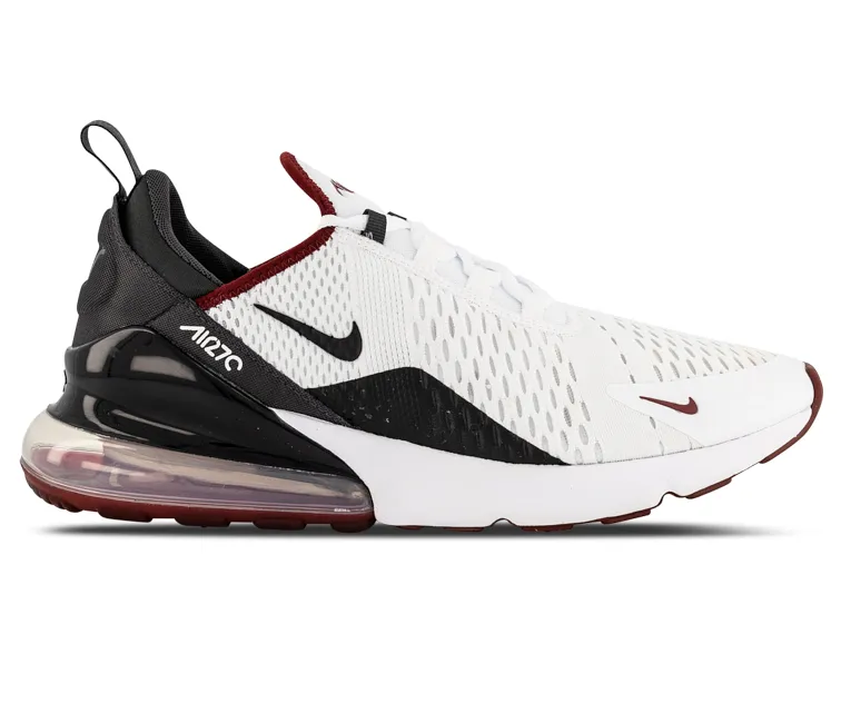 Street Performance Style Blend Men's Nike Air Max 270 (Night Maroon/White)