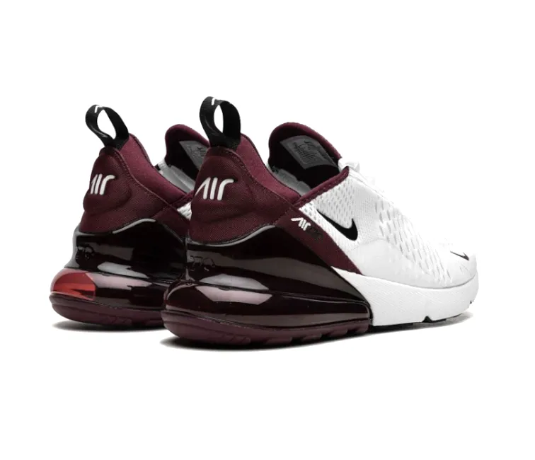 Move Freely Men's Nike Air Max 270 (Night Maroon/White)