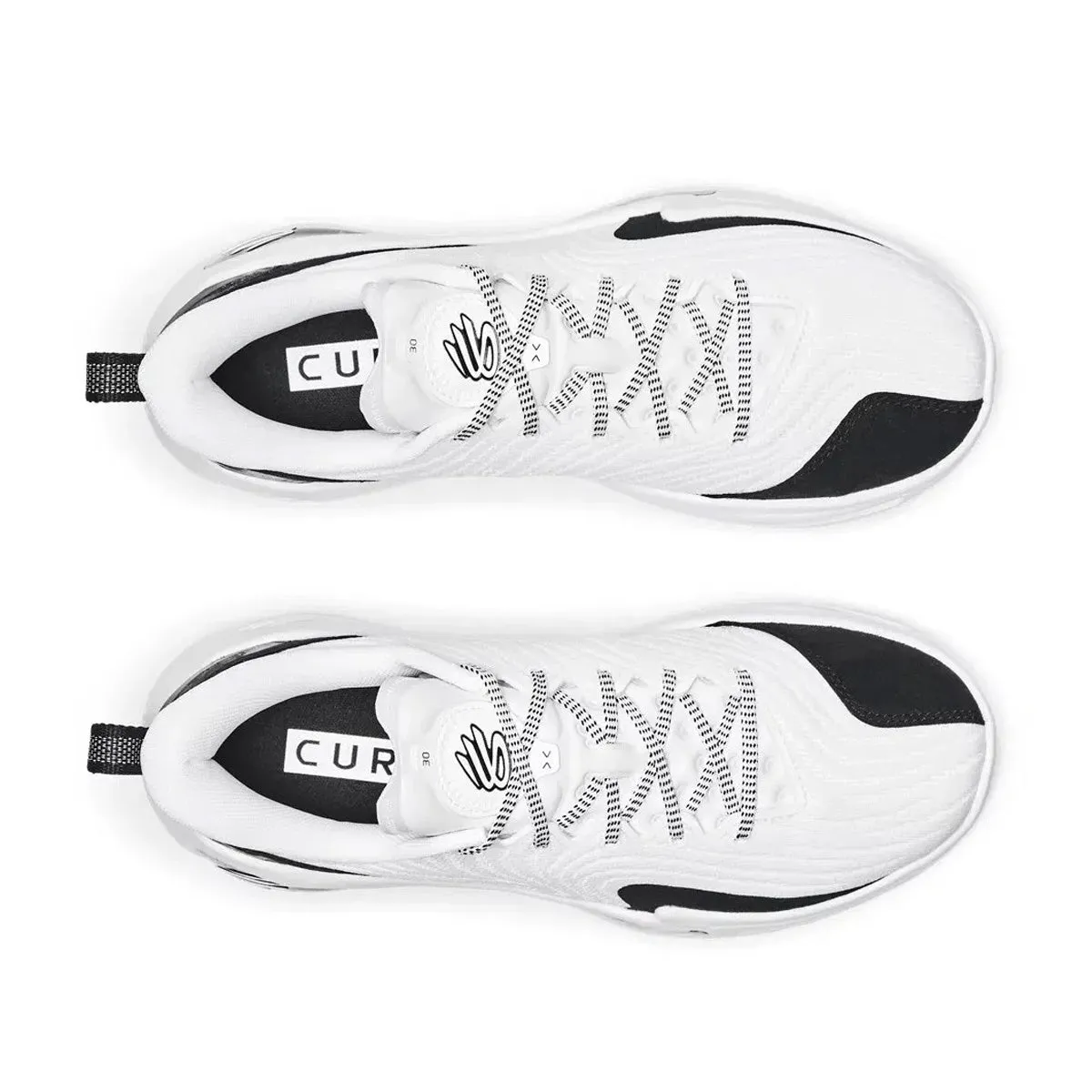 Curry 12 'White Black' Flat