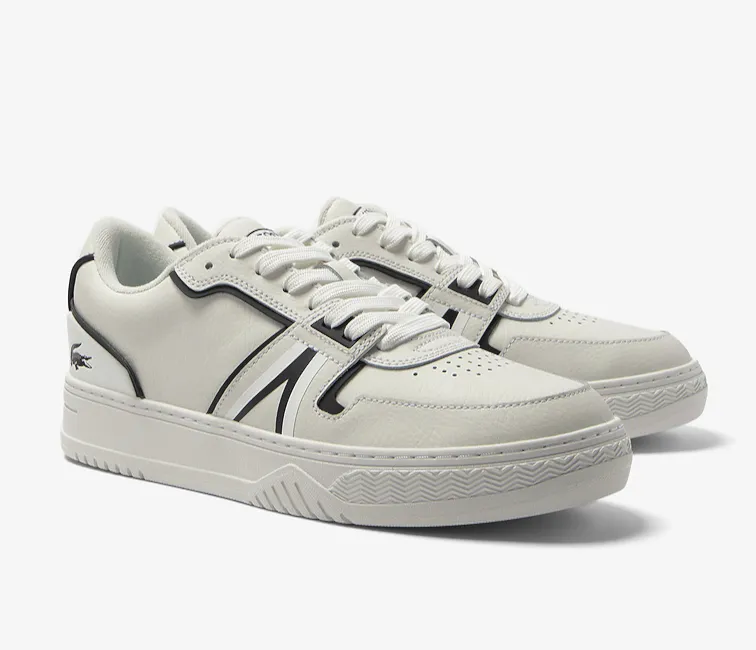 Women's Lacoste L001 123 8 (White/Black) Flexible Torsion System Light Impact