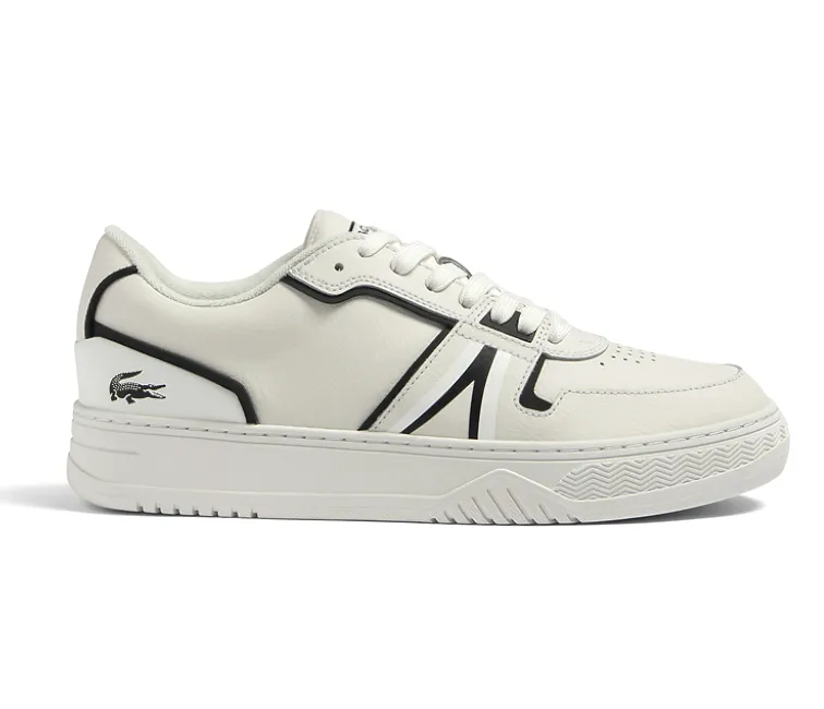 Stretch Woven Collar Women's Lacoste L001 123 8 (White/Black)