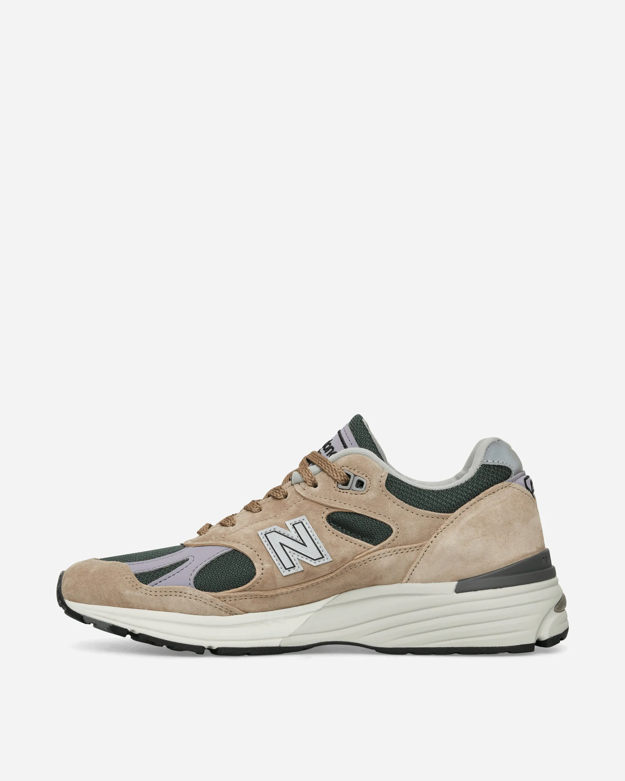 Hyperlock Heel Cage MADE in UK 991v2 Sneakers Cement / Douglas Fir / Lavender Grey