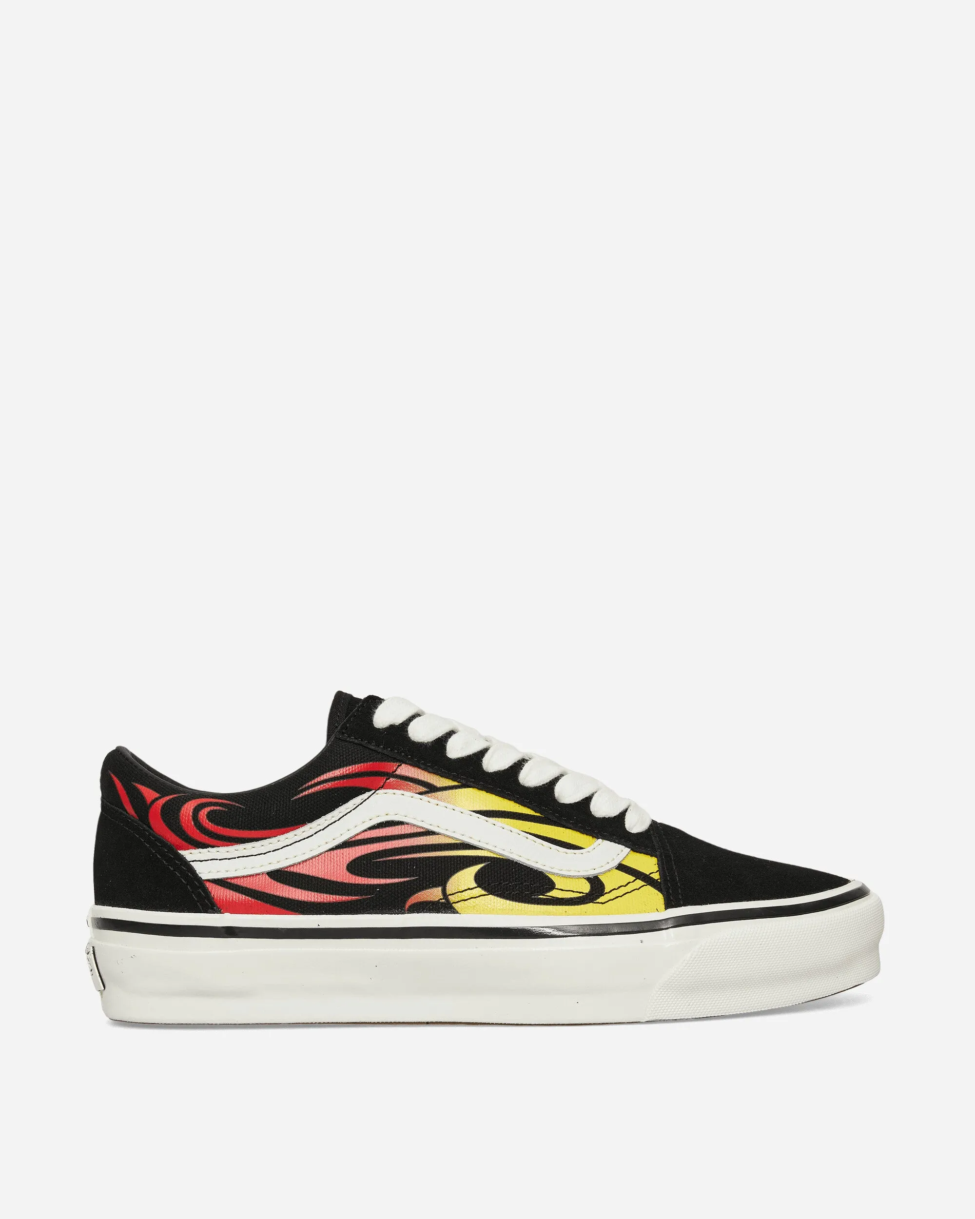 Durable toe cap Premium Old Skool Y2K Flame Sneakers Black / White