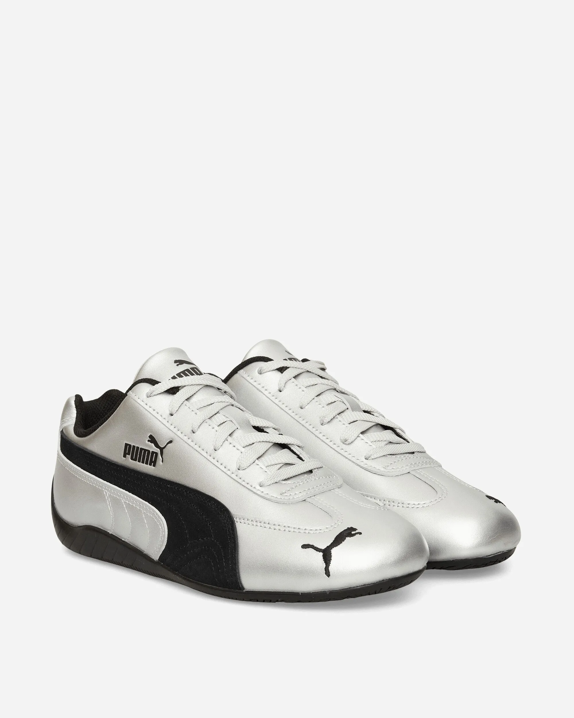 Speedcat Metallic Sneakers Silver / Black All-Day Flexibility