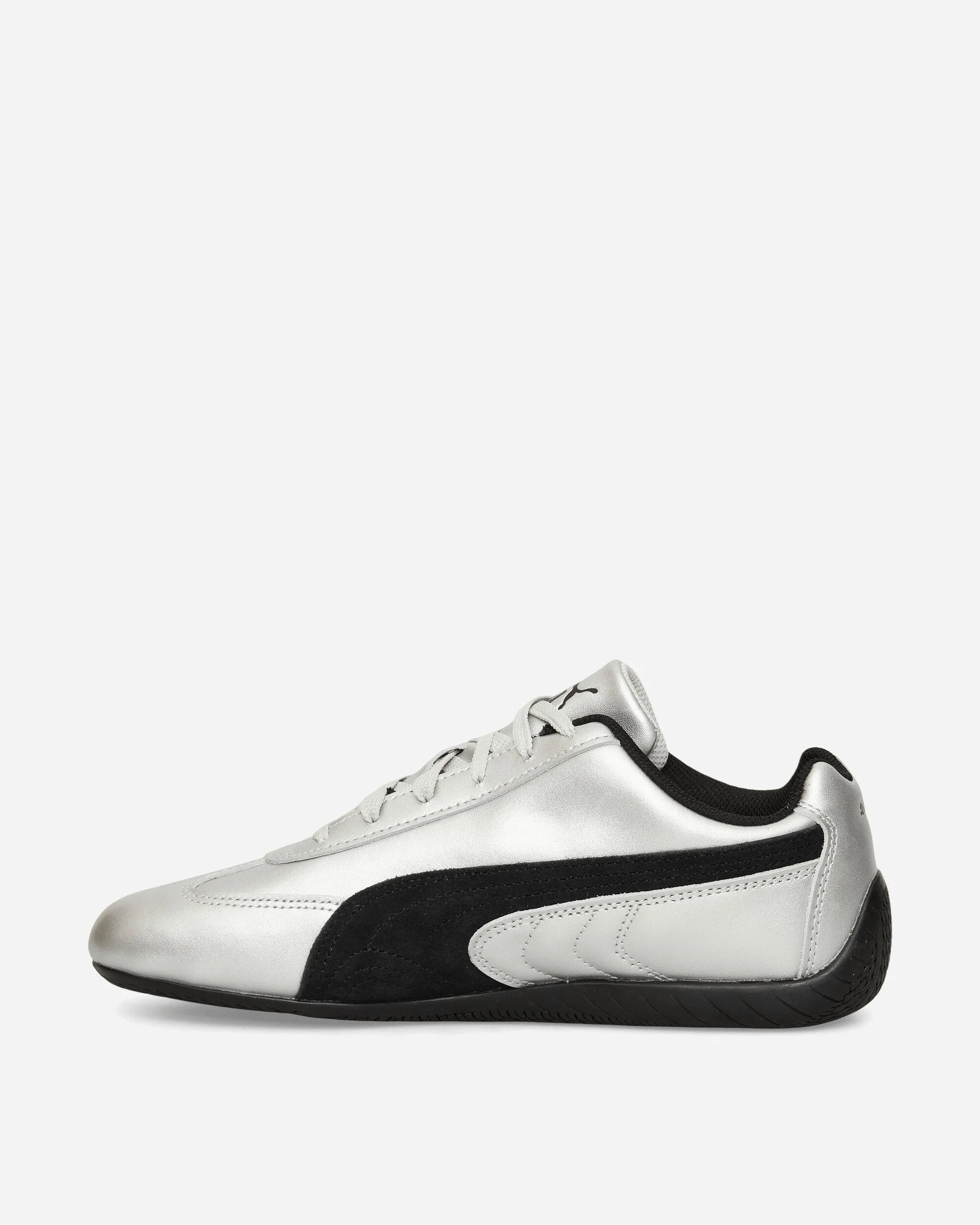 Speedcat Metallic Sneakers Silver / Black Run Style MoistureWicking