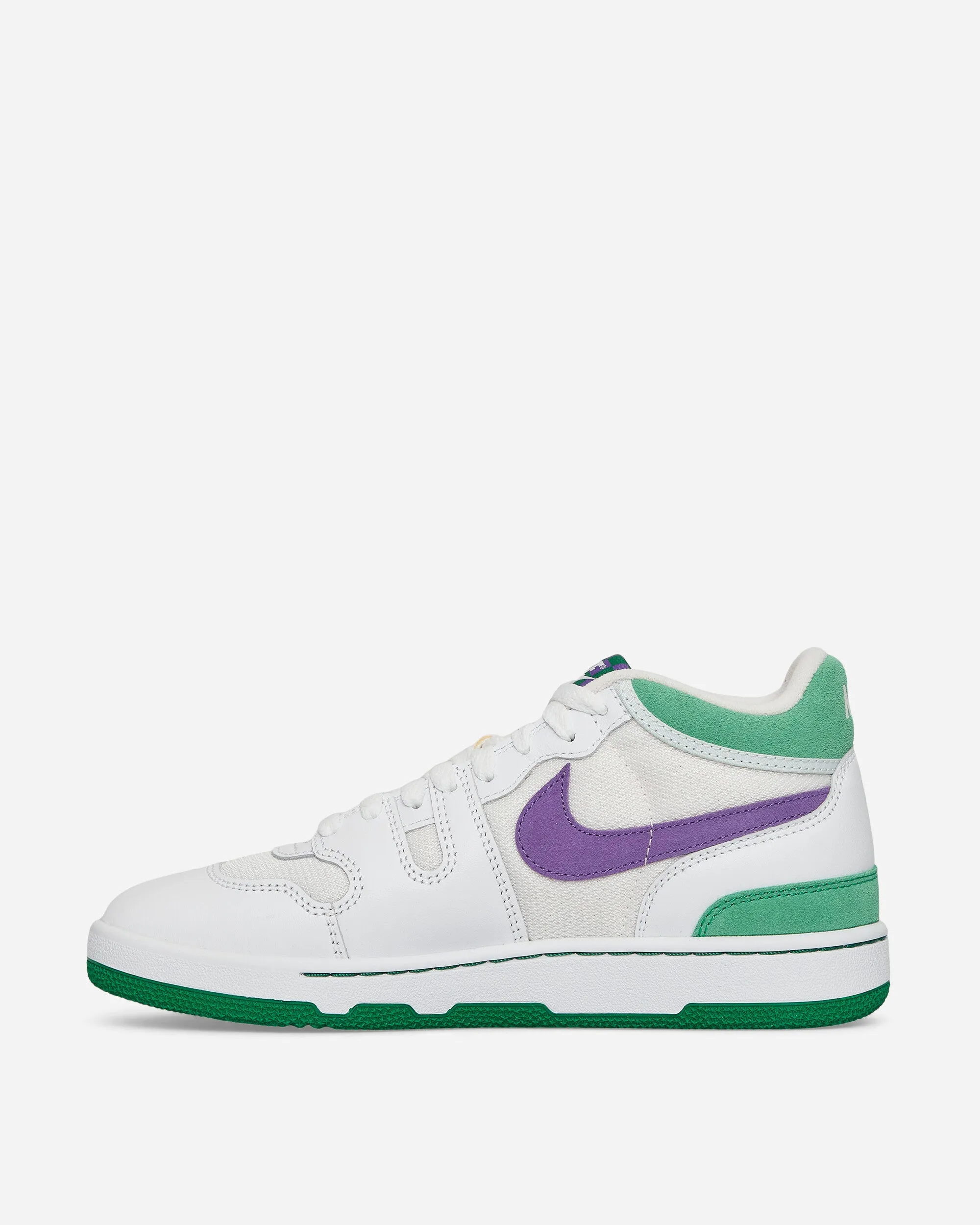 Tensile Lacing Elevated durability Attack Sneakers Court Green / Hyper Grape