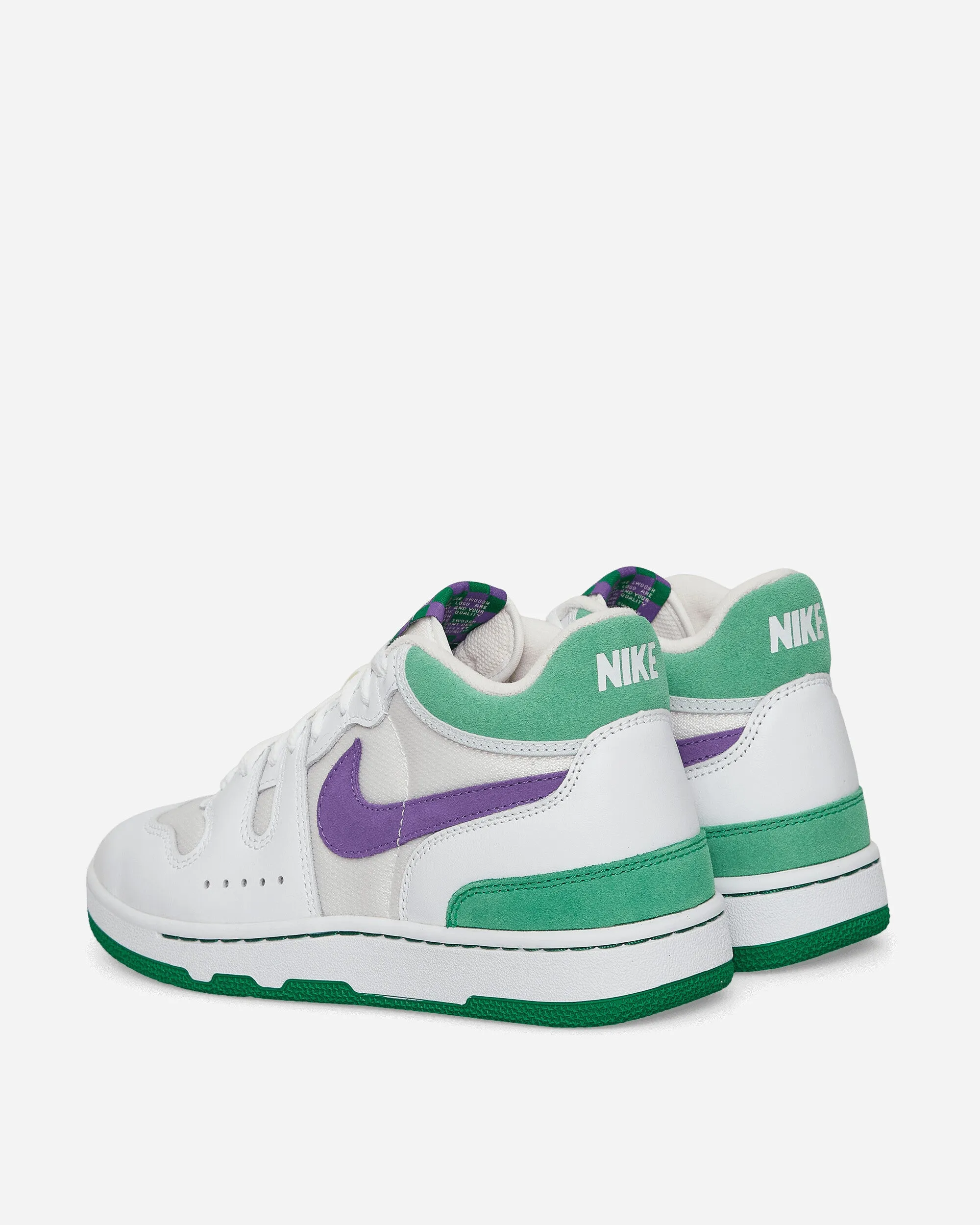 Attack Sneakers Court Green / Hyper Grape Durable Reinforcement Light Impact