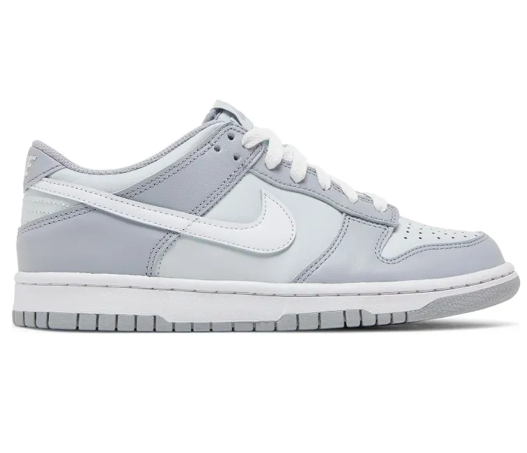 GS Nike Dunk Low (Two-Toned/Grey) High Cushioning Thermo Regulating Liner