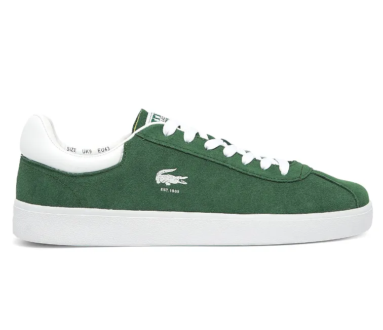 Men??s Lacoste Baseshot 223 1 SMA (Dark Green/White) Walking Power Ortholite insole