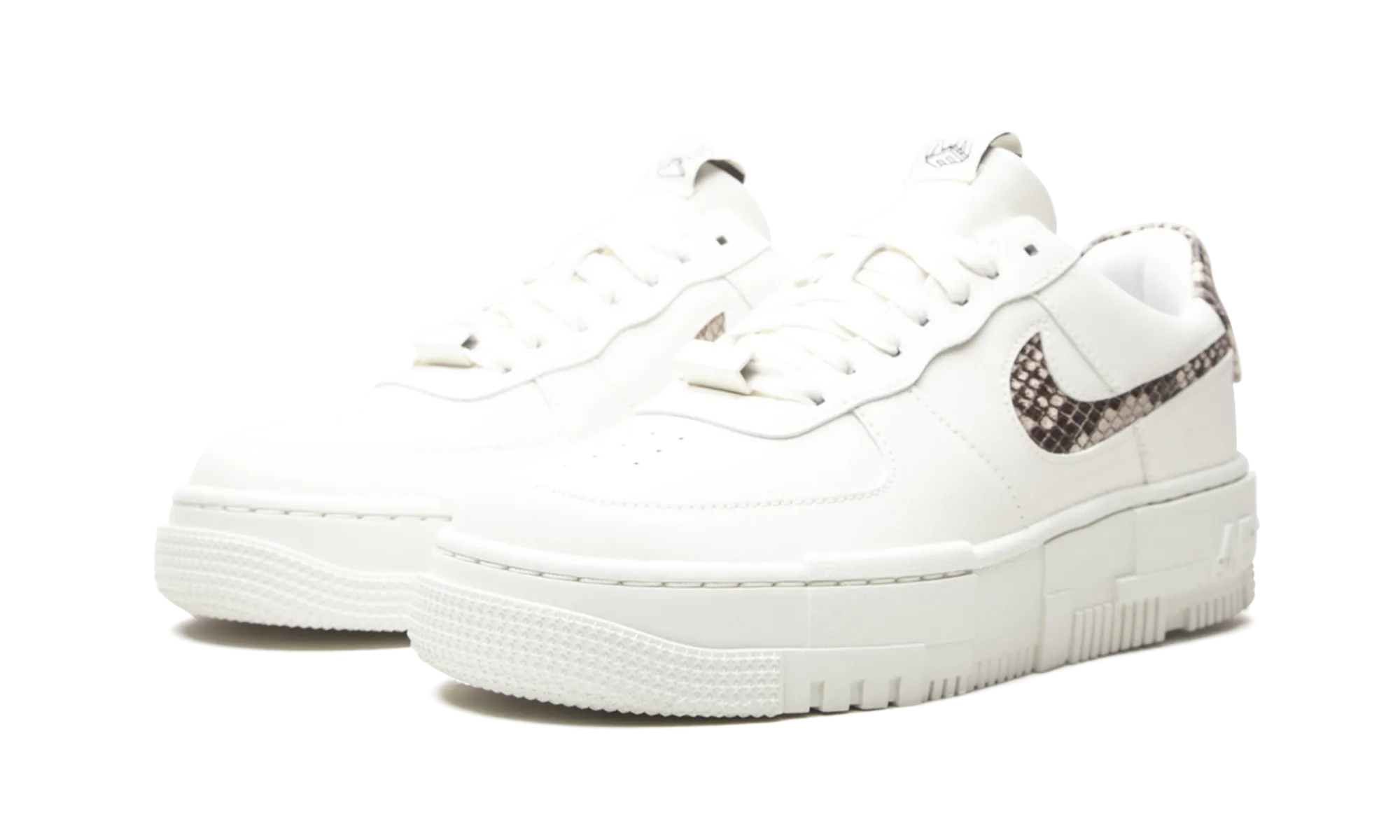 AIR FORCE 1 PIXEL MNS WMNS "Snakeskin" Reinforced Quarter day use