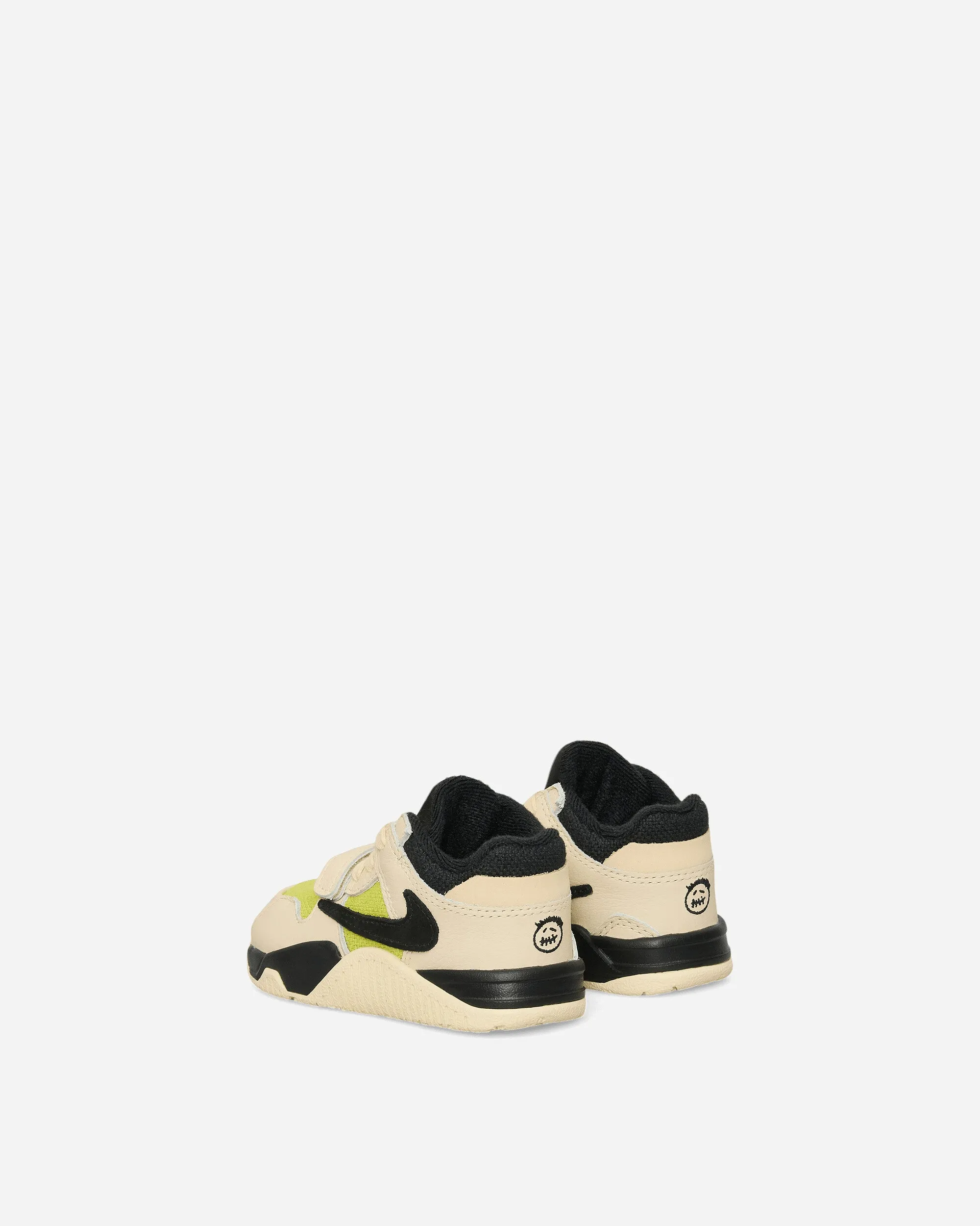 All-purpose stability Heat Sealed Overlays Travis Scott CJ1 T-Rexx (TD) Sneakers Bright Cactus