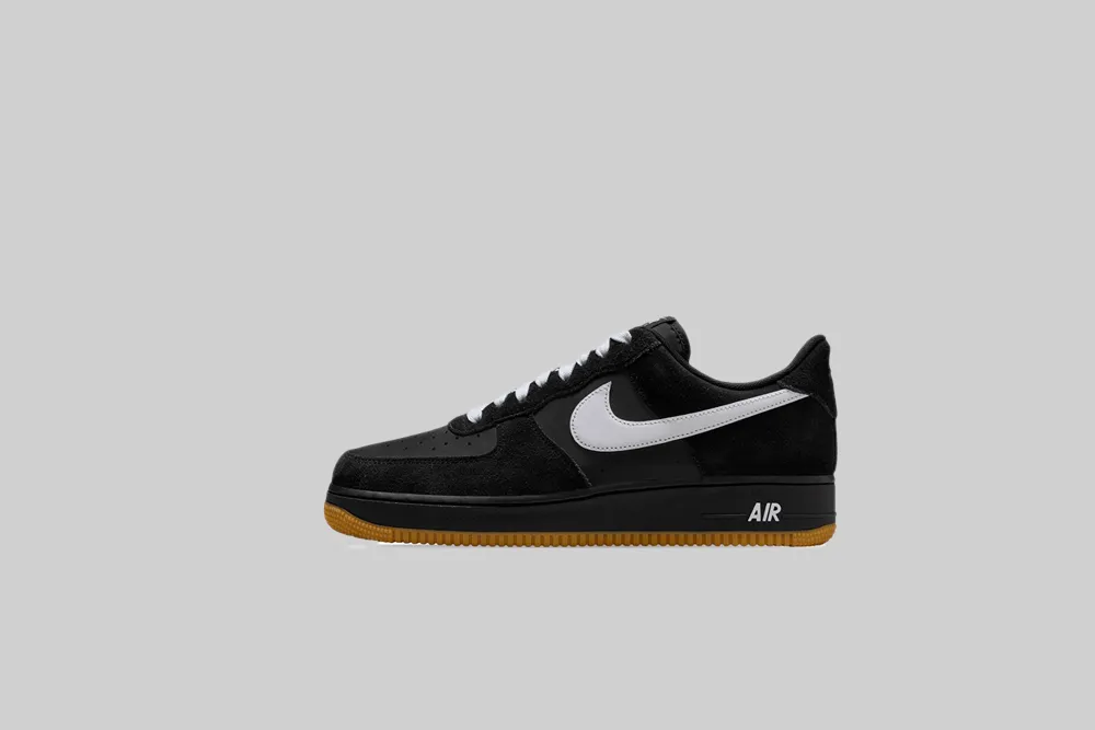 Nike Air Force 1 '07 LV8 'Black and White' Hook And Loop