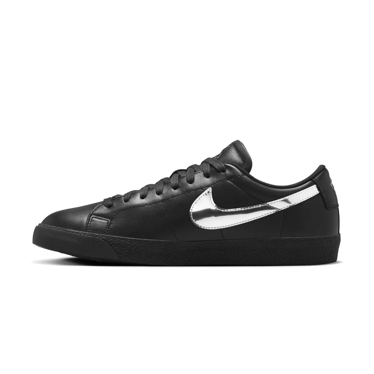 '  Dancer Skateboards SB Zoom Blazer Low 'Black Metallic Silver' Toe Protection Iconic arch