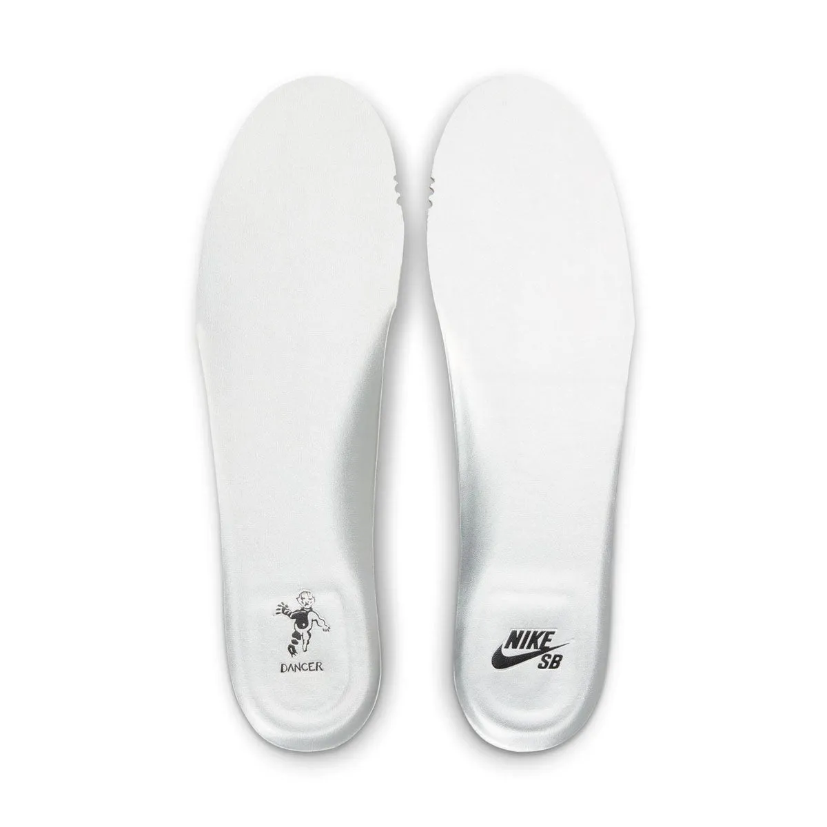 '  Dancer Skateboards SB Zoom Blazer Low 'Black Metallic Silver' slip - resistant outsole
