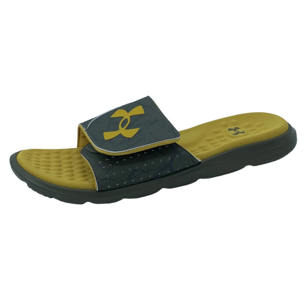 Narrow Fit Metal Shine Under Armour Ignite Pro Slide Sandals - 3026025-300