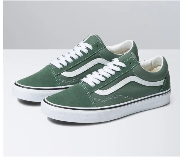 Perforated Ventilation System Vans Old Skool Unisex (Duck Green)