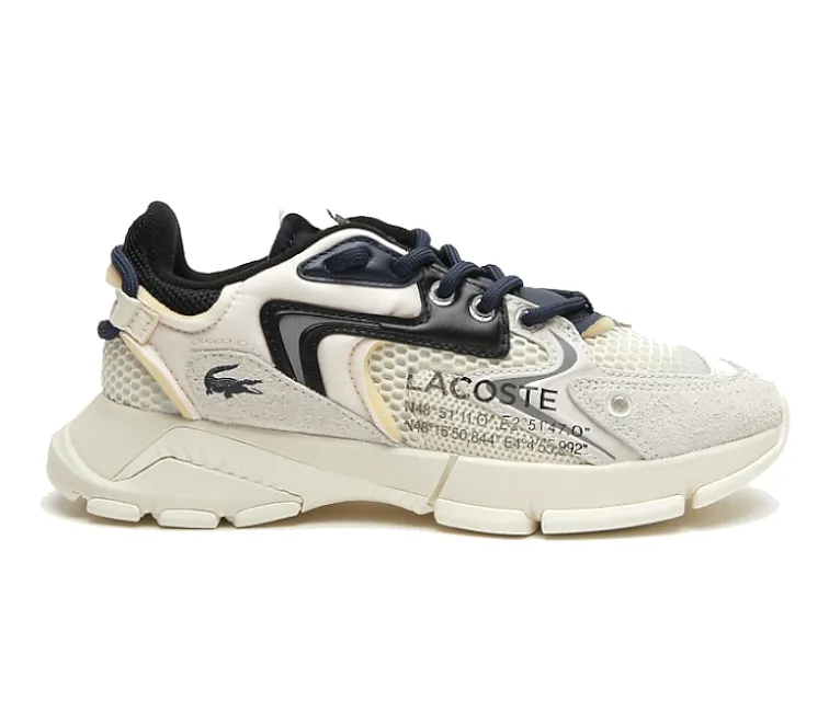 Weekend Pick Breathable wear Women's Lacoste L003 Neo 123 1 SFA (Off White/Black)