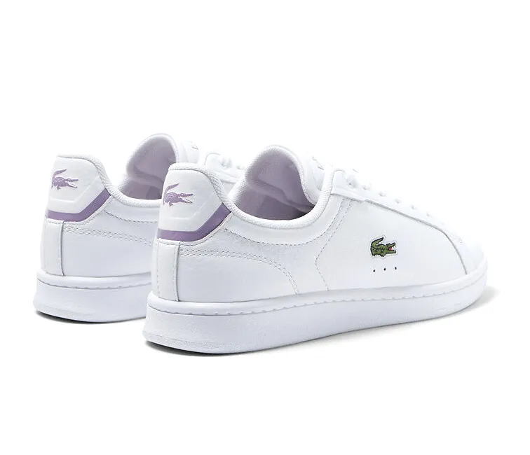 Women's Lacoste Carnaby Pro 222 1 (White/Light Pink) Bouncy midsole All Occasion