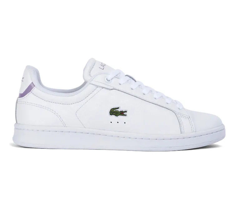 Women's Lacoste Carnaby Pro 222 1 (White/Light Pink) Jump Friendly