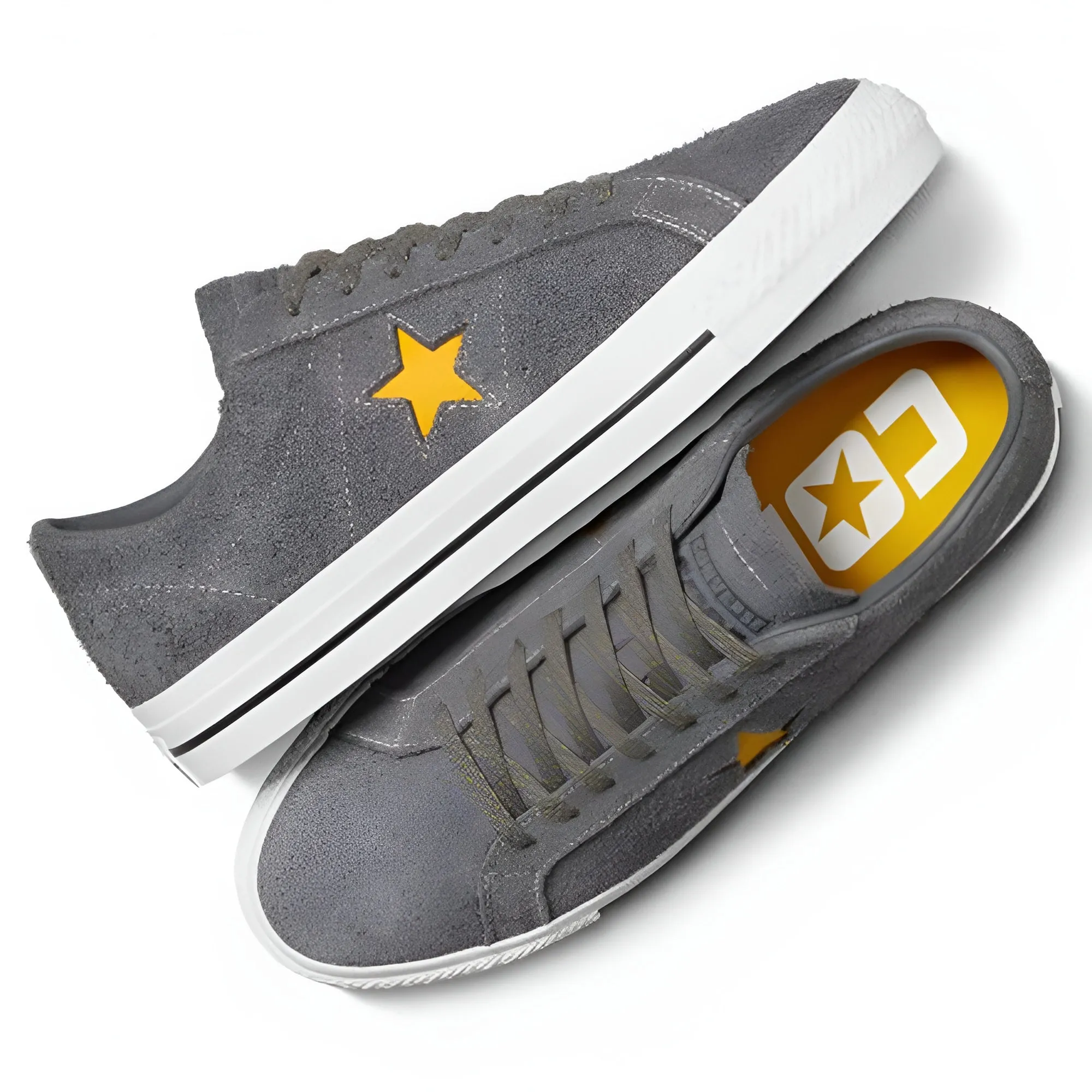 Converse CONS - One Star Pro (Thunder/White/Yellow) Anti Friction