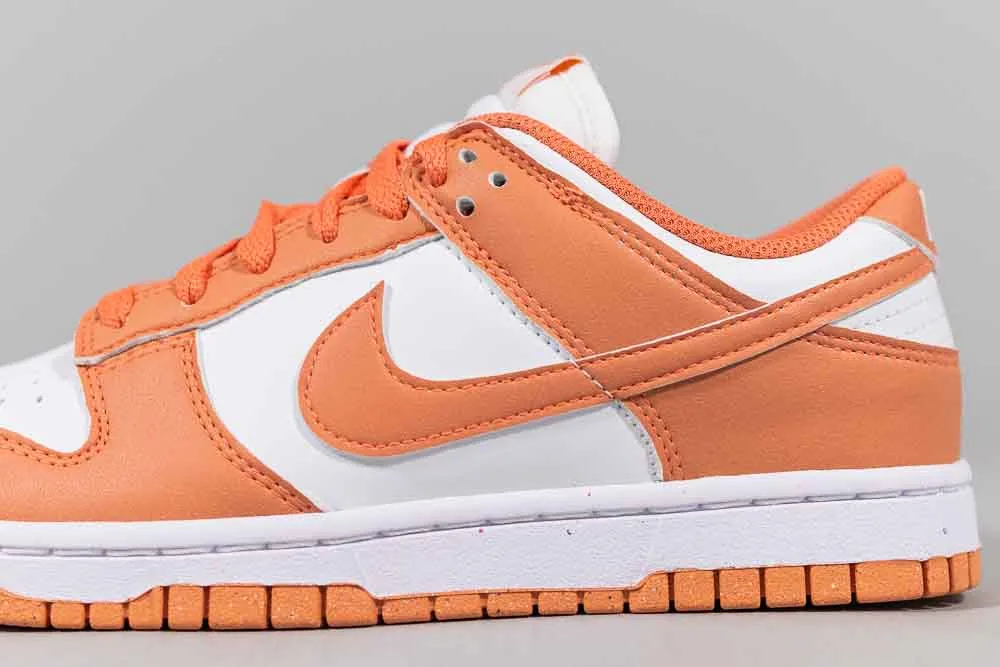 Women's Nike Dunk Low Next Nature 'Light Wild Mango' Flex grooves